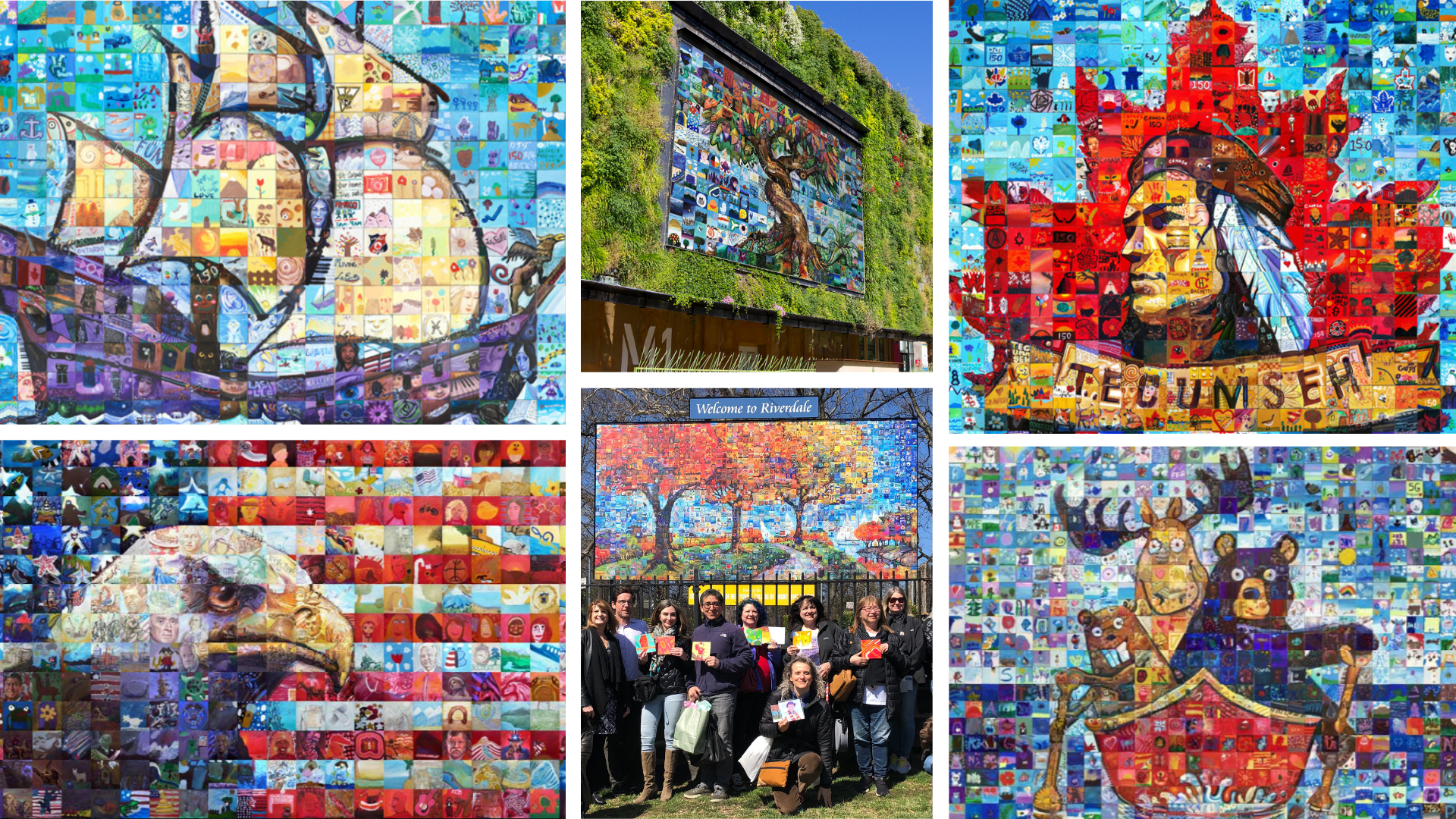 Mural Mosaic Community Project Sample Murals