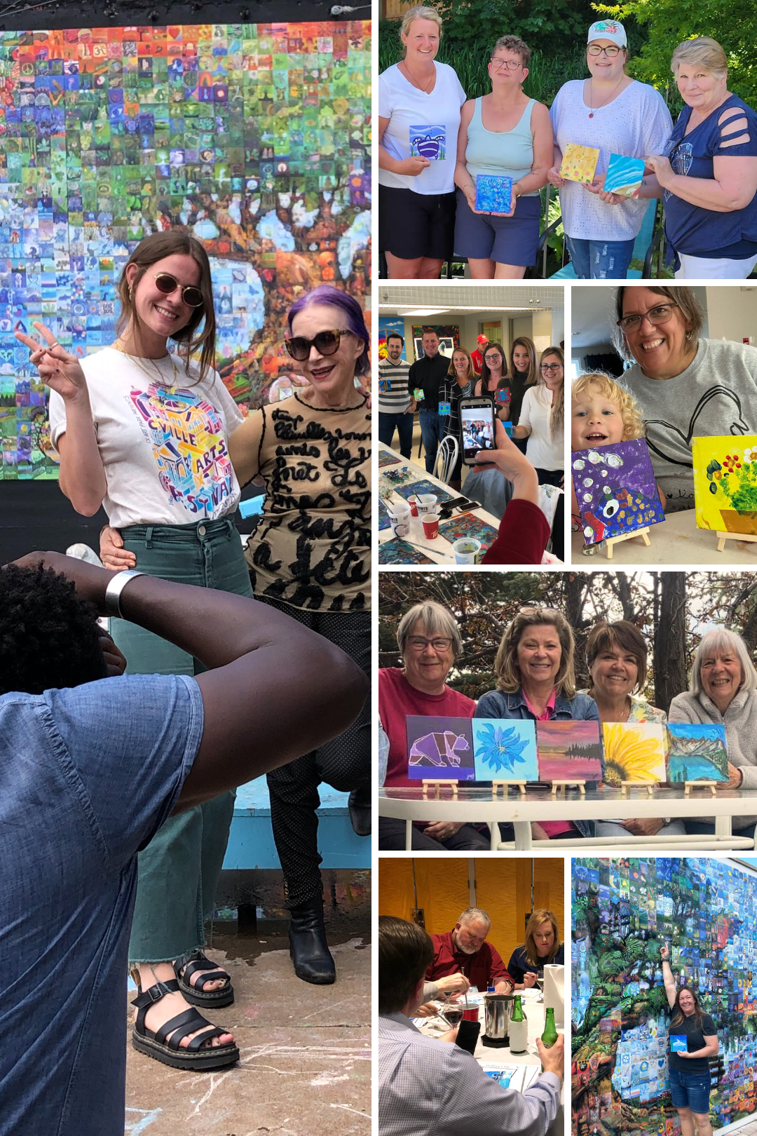 Mural Mosaic Project Participants - Custom Mural Mosaic Production