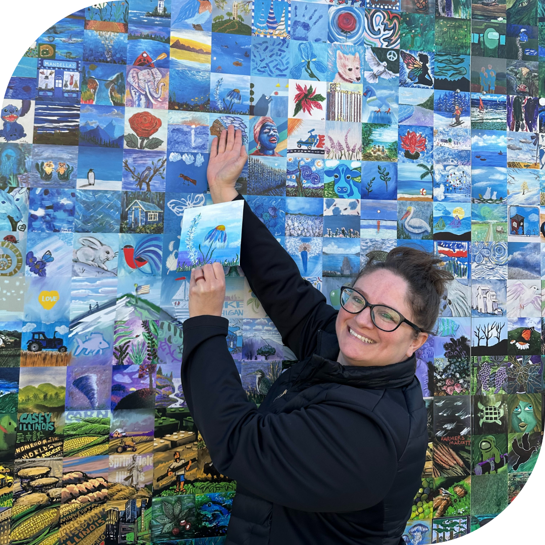 Mural Mosaic Project Participant